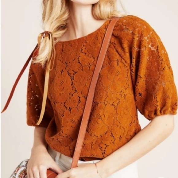 dolan Tops - 🎄3 for $25🎄 Anthropologie Dolan Left Coast Norah Floral Corduroy Blouse